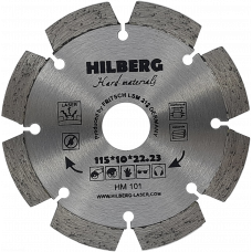 Диск алмазный отрезной 115*22,23 Hilberg Hard Materials Лазер